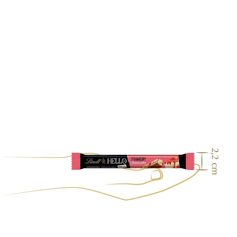 Lindt Hello Strawberry Cheesecake Stick 24x37g