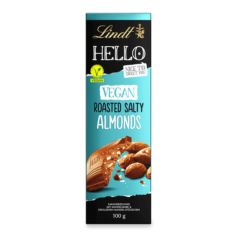 Lindt HELLO Vegan Roasted Salty Almonds 100 g