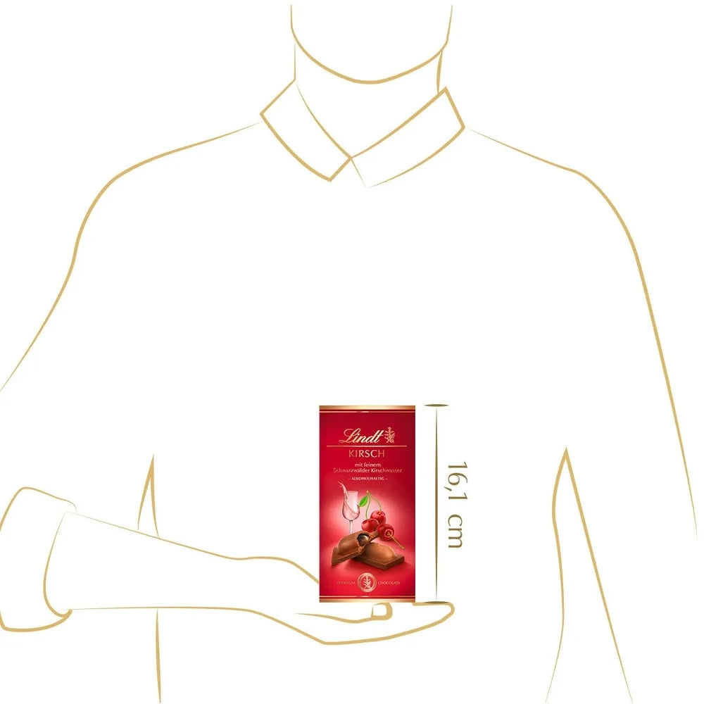 Lindt Kirsch Vollmilch Tafel 3x 100g