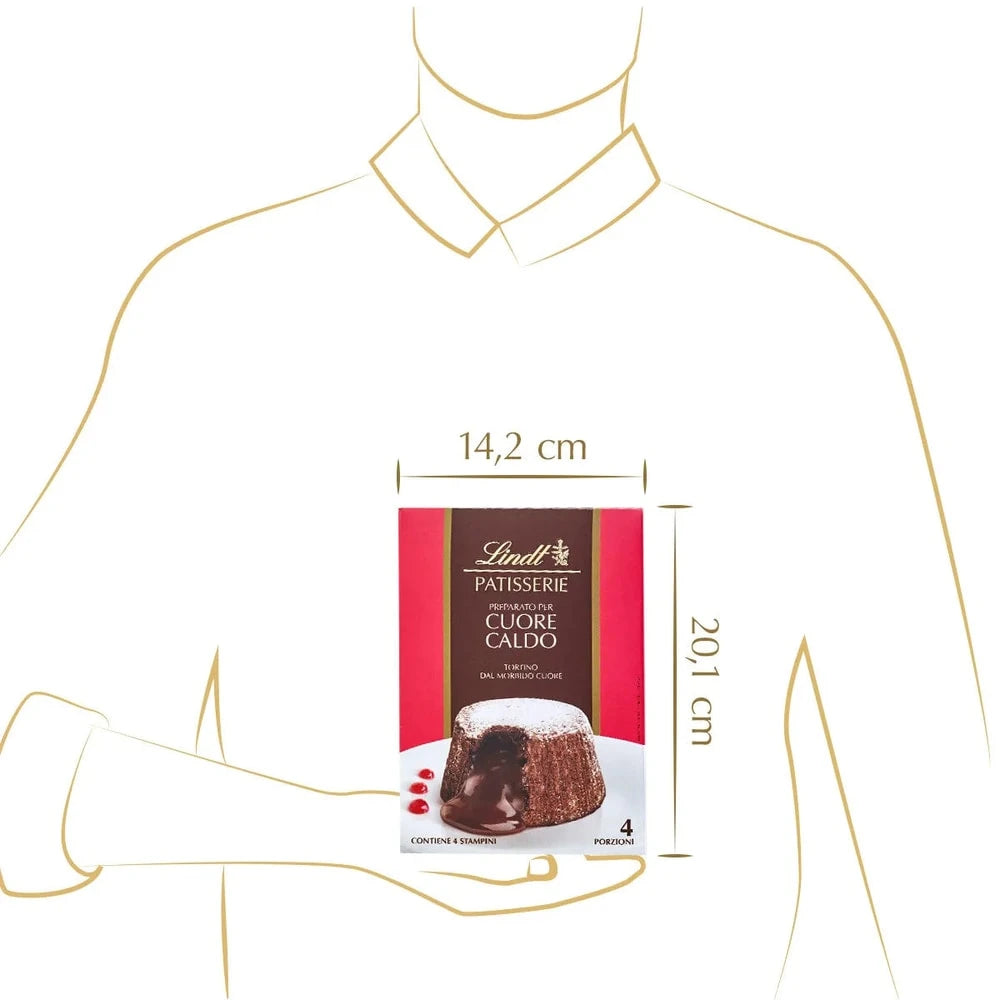 Lindt Kuchenmischung Lava Cake Patisserie Cuore Caldo 240g