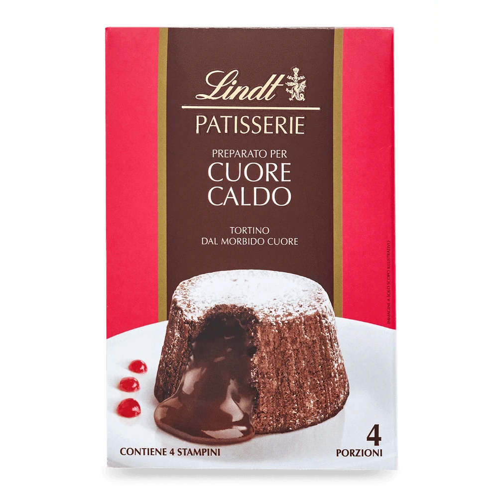 Lindt Kuchenmischung Lava Cake Patisserie Cuore Caldo 240g