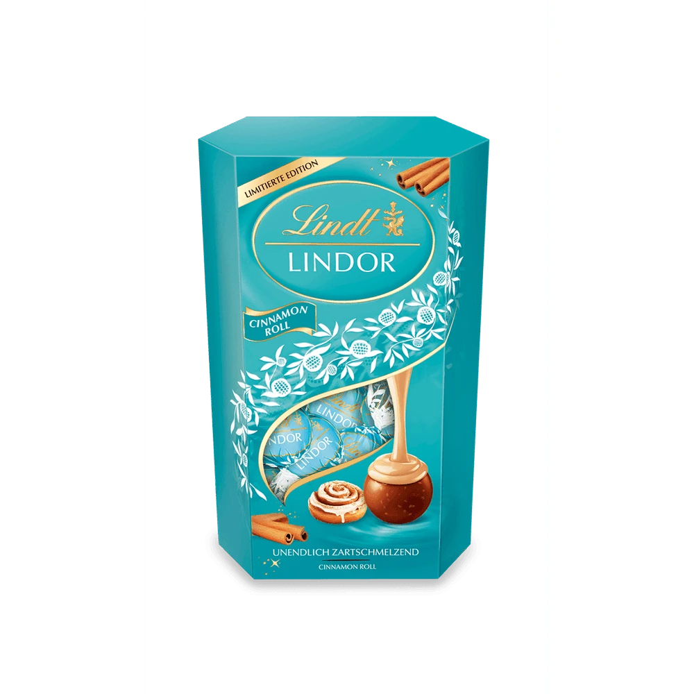 Lindt LINDOR Cornet Cinnamon Roll 200 g