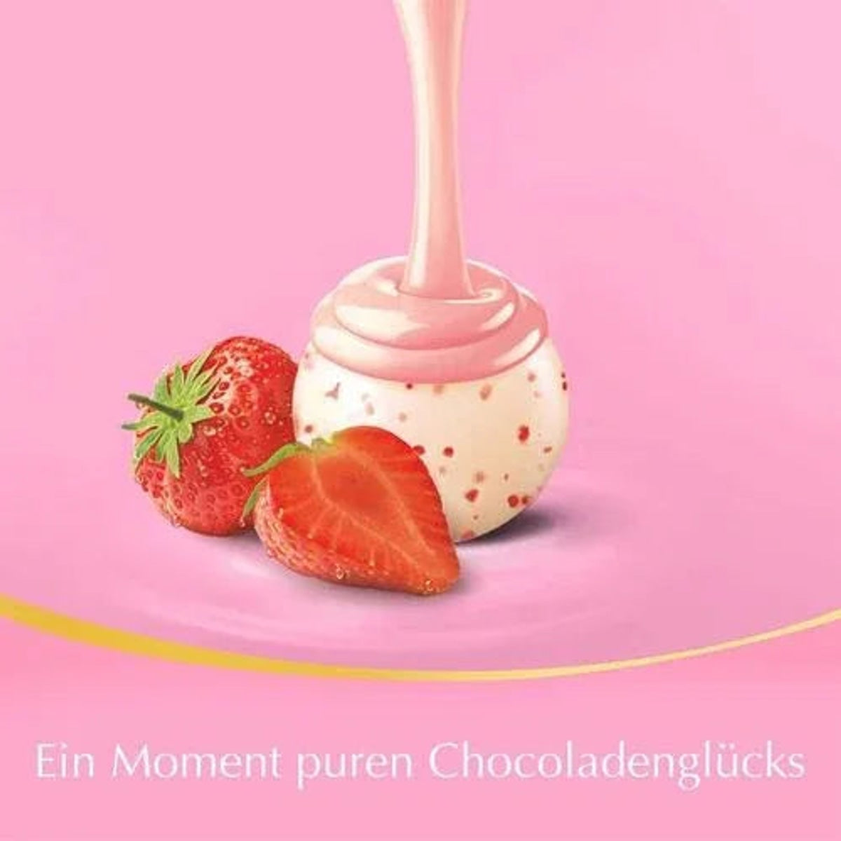 Lindt Lindor Erdbeer Sahne Herzpackung einzeln gewickelte Kugeln 200g 58c806-2