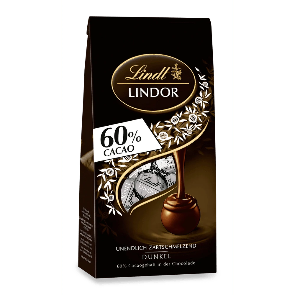 Lindt LINDOR Kugel Beutel Dark 60% 99g