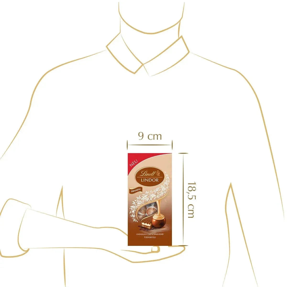 Lindt LINDOR Kugel Beutel Tiramisu, 137g 58c806-2