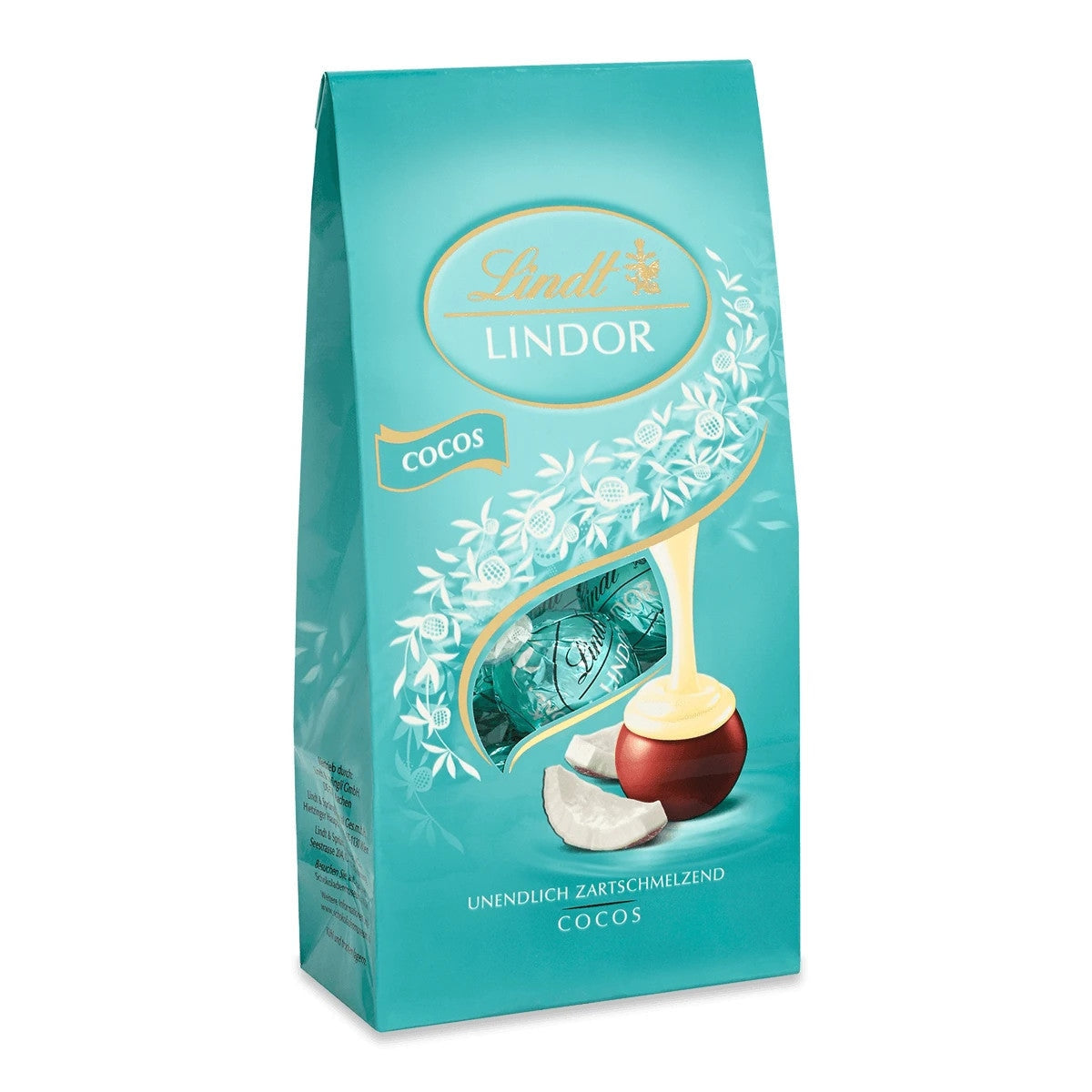 Lindt Lindor Kugeln Cocos Milchschokolade Kokos Füllung, 136g 58c806-2