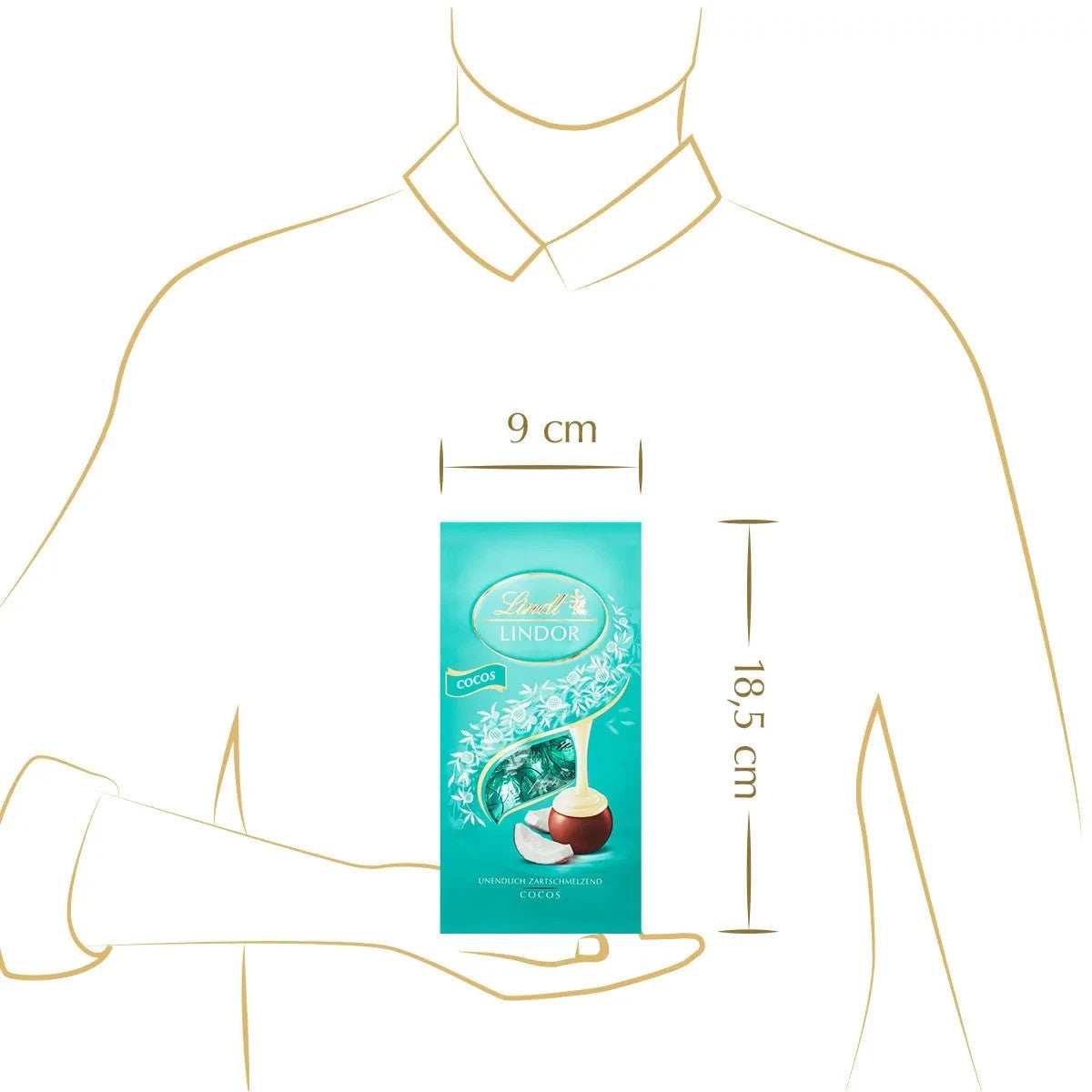 Lindt Lindor Kugeln Cocos Milchschokolade Kokos Füllung, 136g 58c806-2
