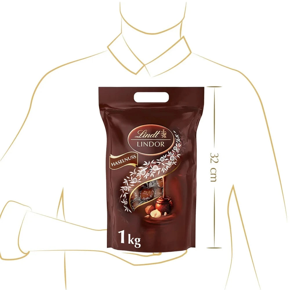 Lindt Lindor Kugeln Haselnuss, 1000g