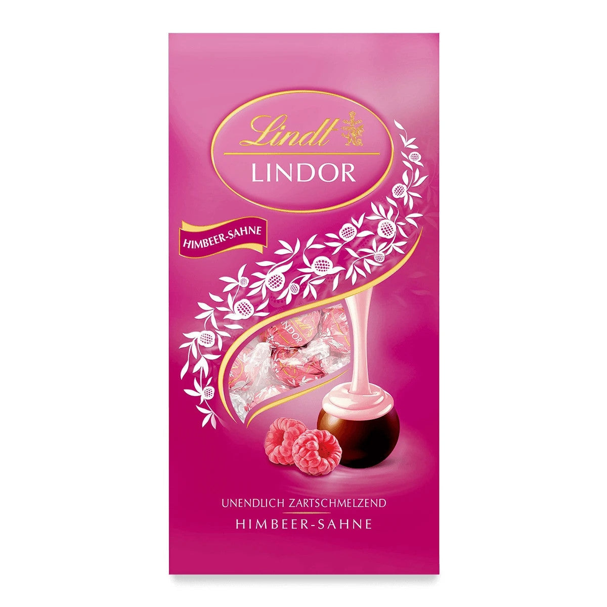 Lindt Lindor Kugeln Himbeer Vollmilch Schokolade Füllung, 137g 58c806-2