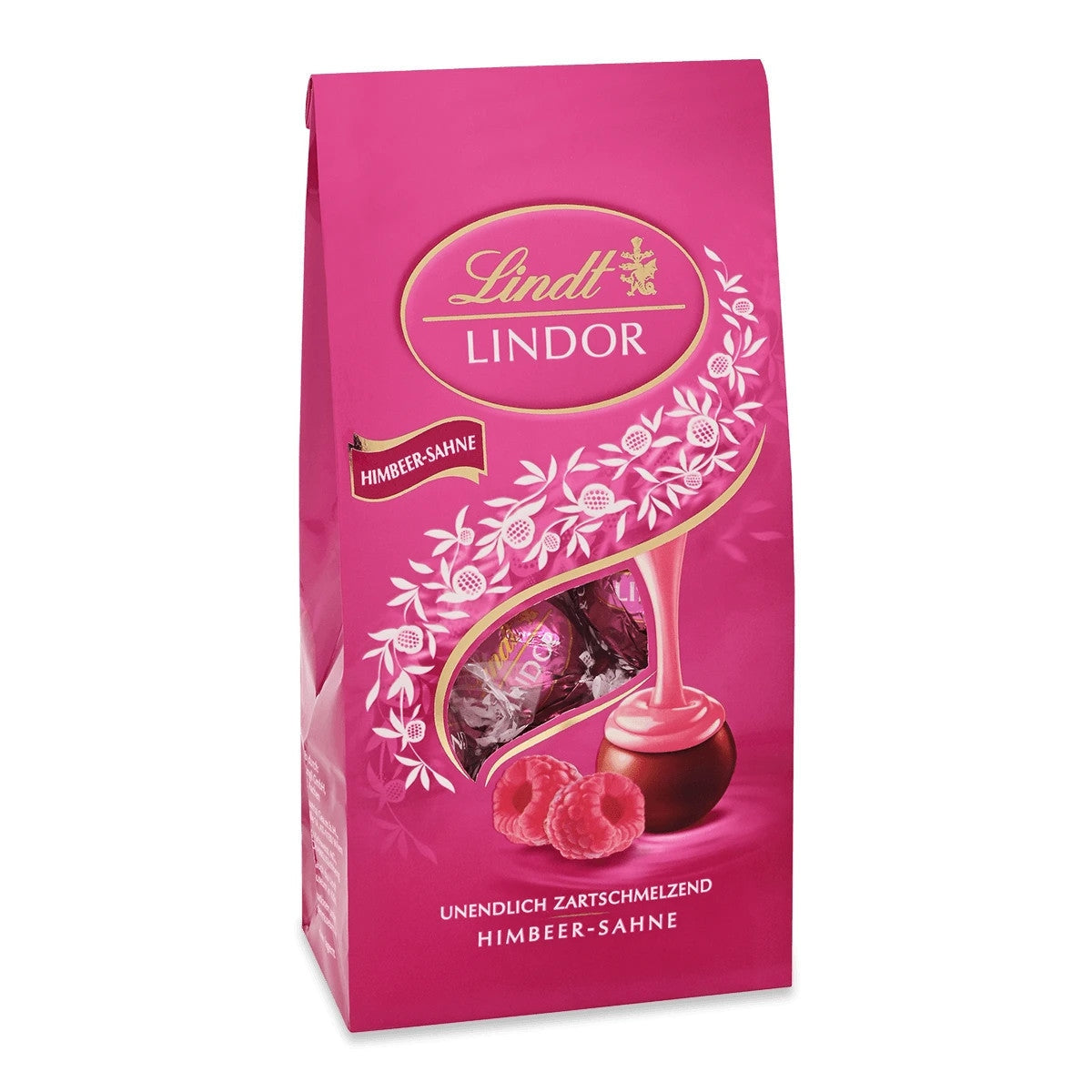 Lindt Lindor Kugeln Himbeer Vollmilch Schokolade Füllung, 137g 58c806-2