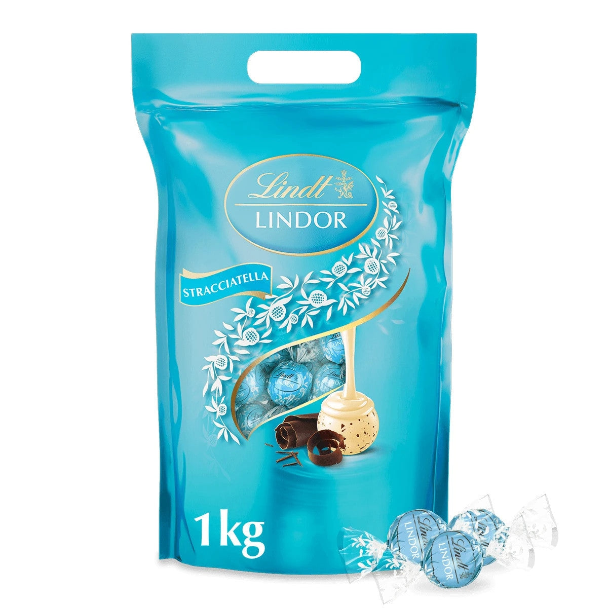 Lindt LINDOR Kugeln Stracciatella weisse Schokolade 1000 g 58c806-2