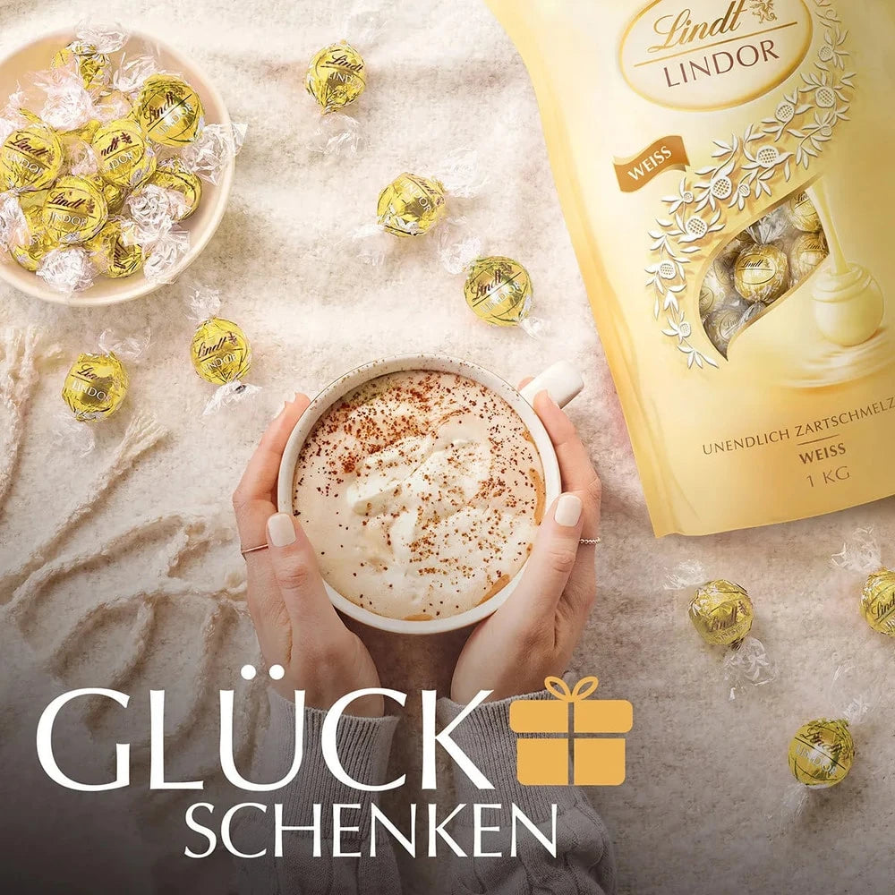 Lindt Lindor Kugeln Weiß, 1000g