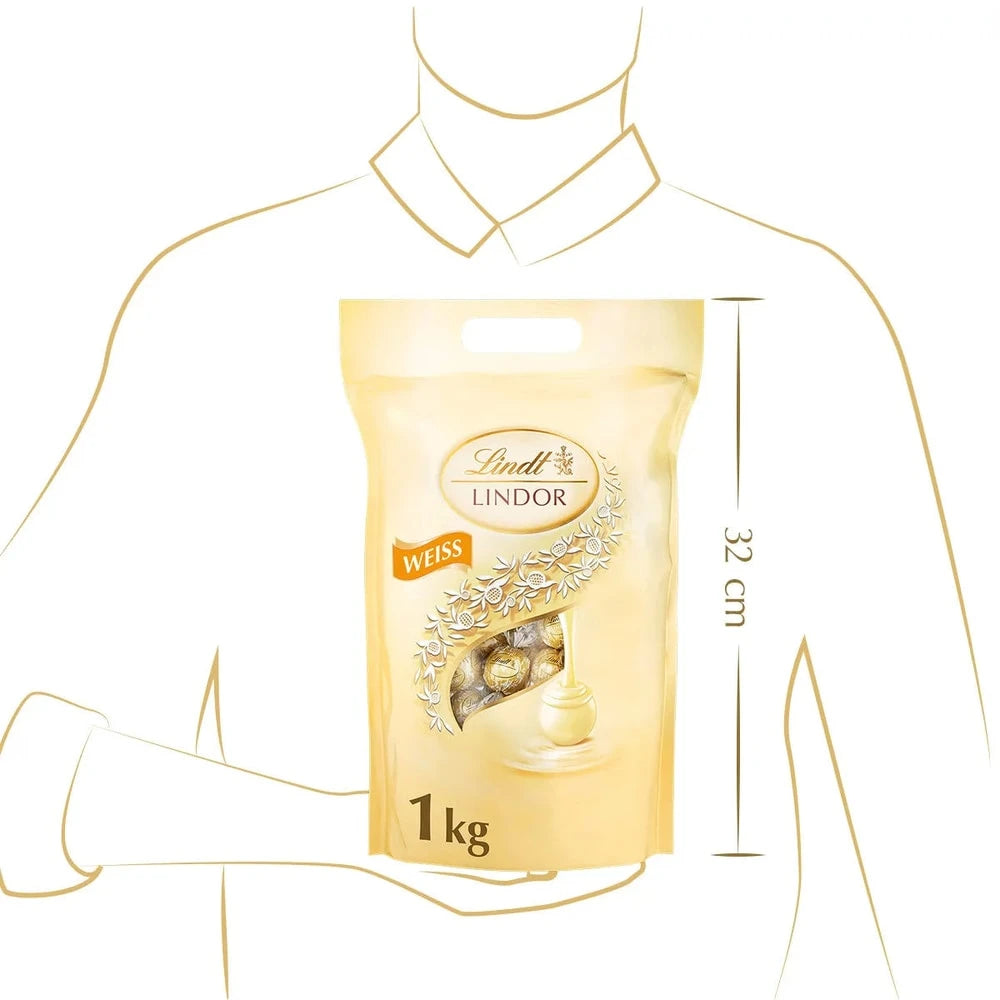 Lindt Lindor Kugeln Weiß, 1000g