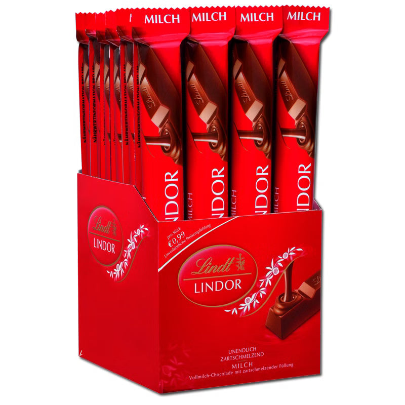 Lindt Lindor Milch Stick Schokolade 24x38g