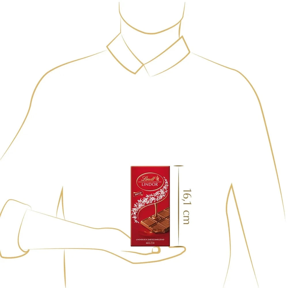 Lindt Lindor Milch unendlich Zartschmelzende Schokolade 100g