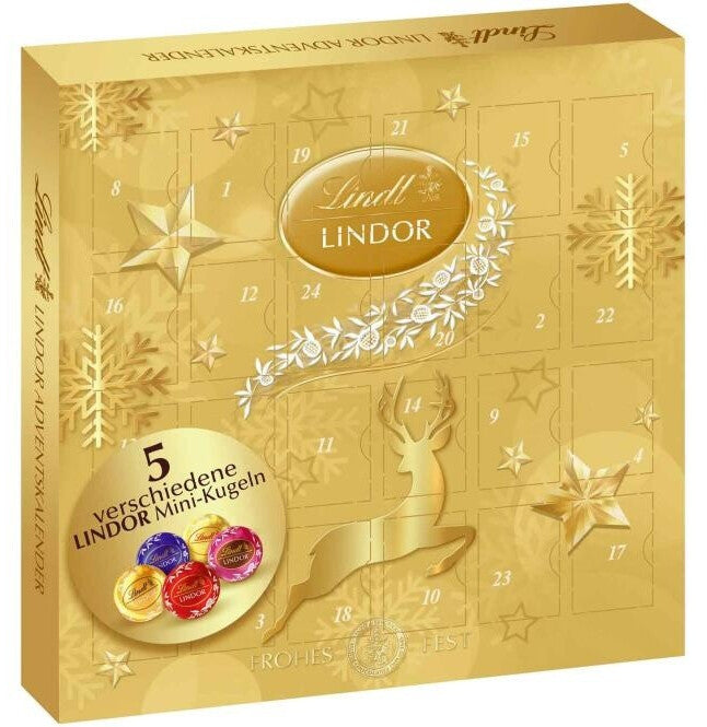 Lindt LINDOR Mini-Tisch-Adventskalender 109 g