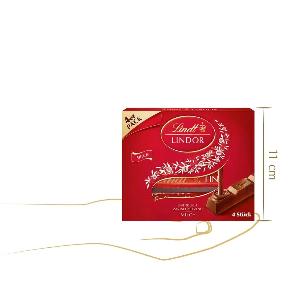 Lindt Lindor Stick Multipack Milch 4x 25g