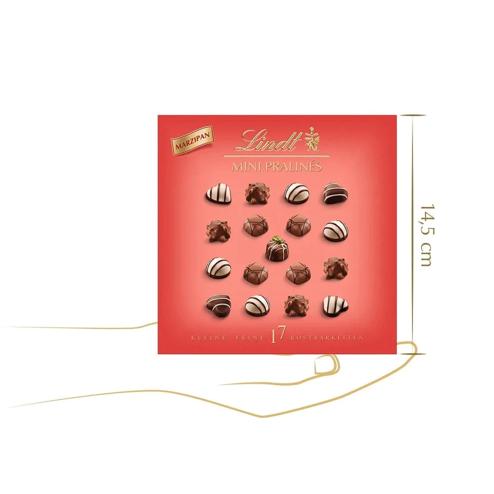 Lindt Mini Pralinés Marzipan 90g Pralinen Geschenkbox