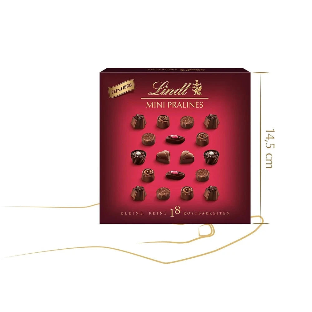 Lindt Mini Pralinés Noirs 90g Feinherbe Pralinen Geschenkbox