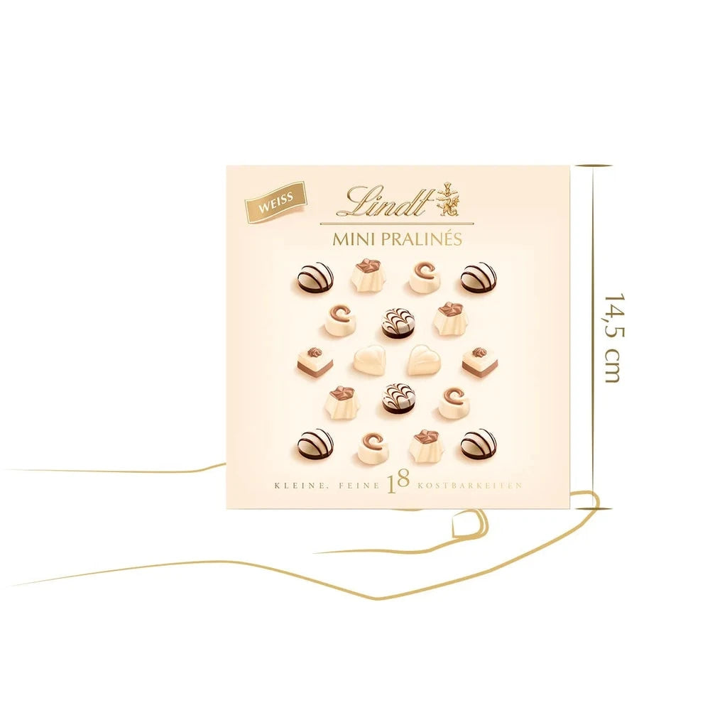 Lindt MINI PRALINÈS weiß, 90g