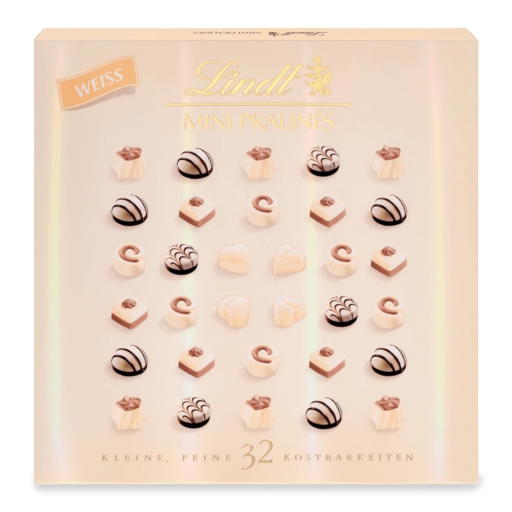 Lindt Mini Pralinés Weiße Schokolade 163g