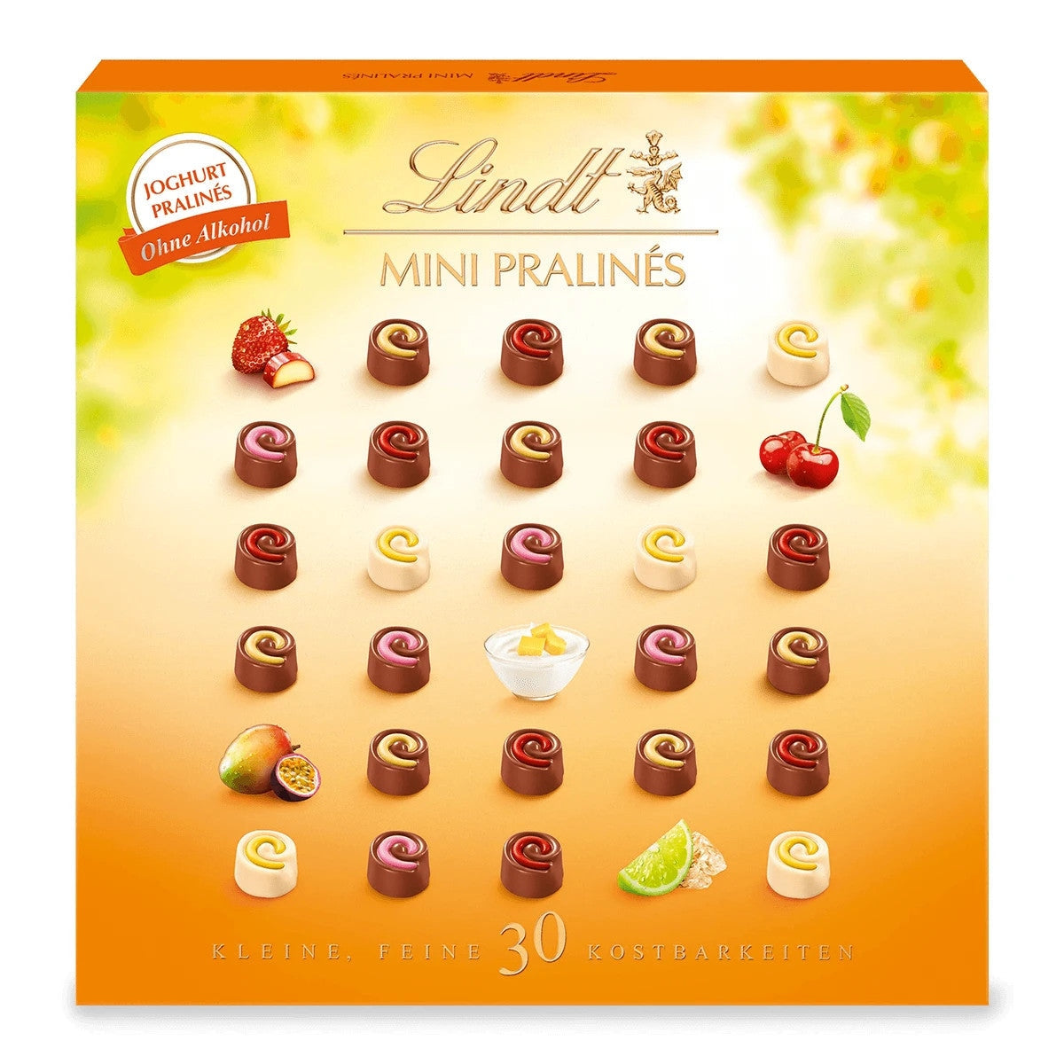 Lindt Mini Pralinen Joghurt Mix Mango Limette Erdbeer Kirsche, 163g 58c806-2