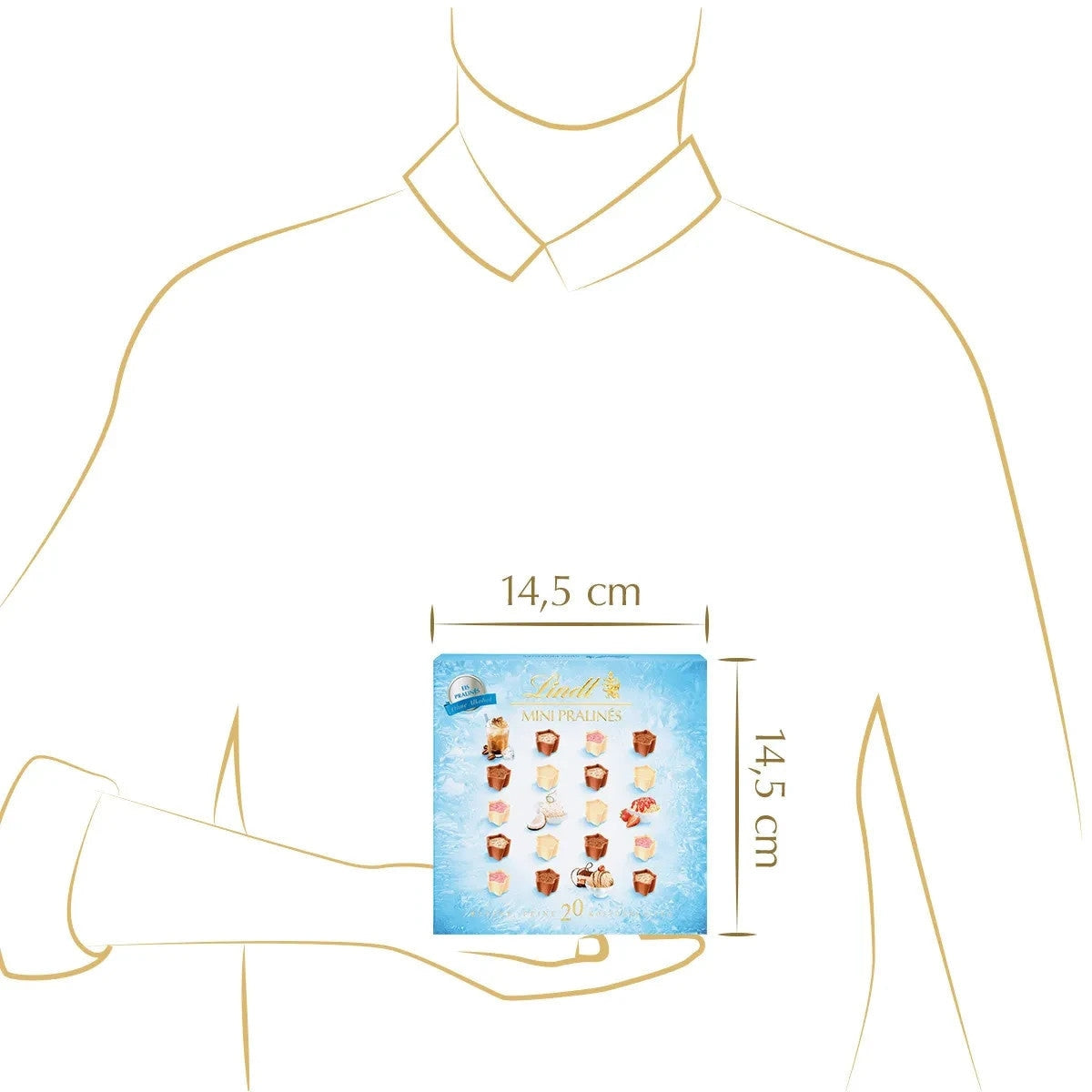 Lindt Mini Pralines feinherbe Schokolade Pralinenmischung 90g 58c806-2