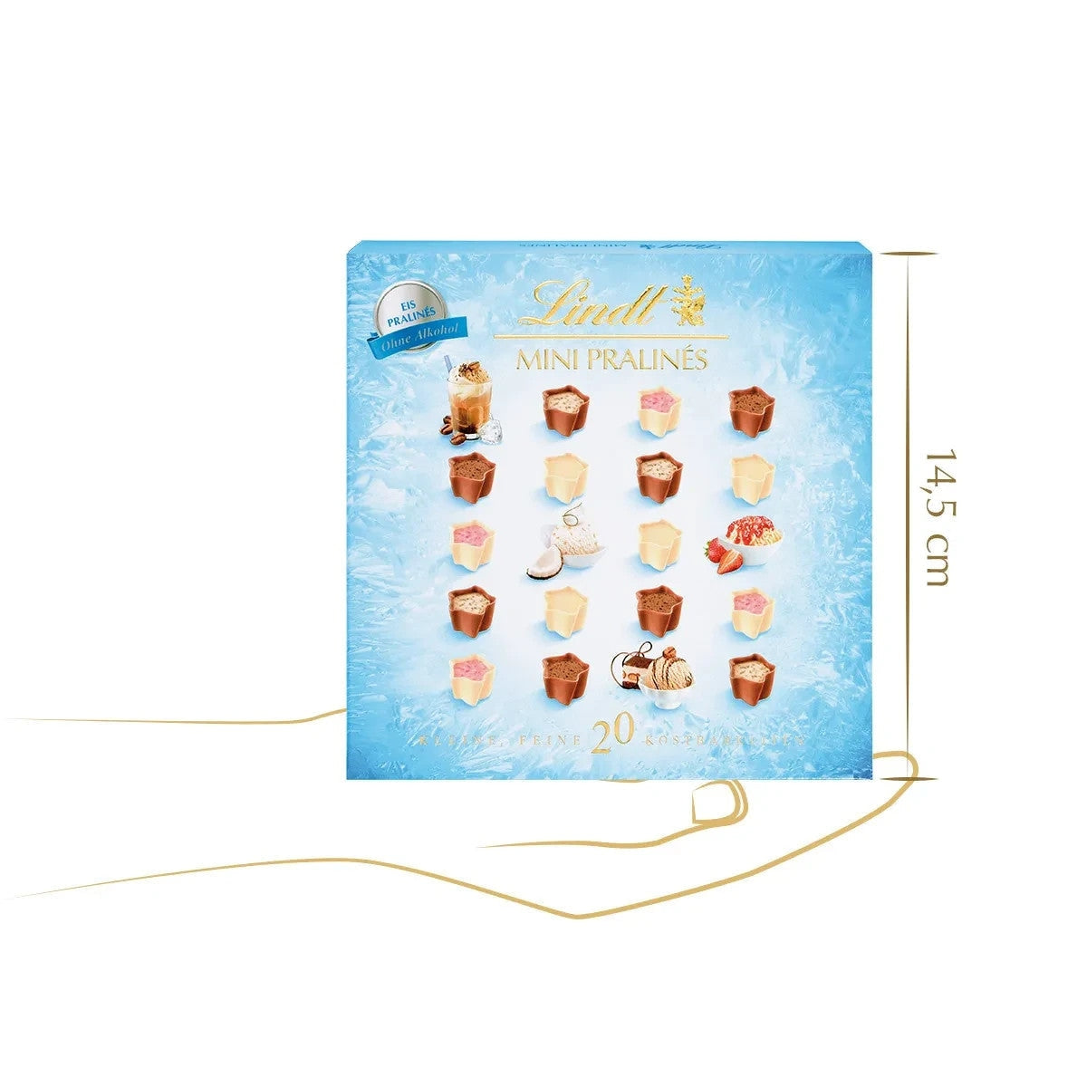 Lindt Mini Pralines feinherbe Schokolade Pralinenmischung 90g 58c806-2