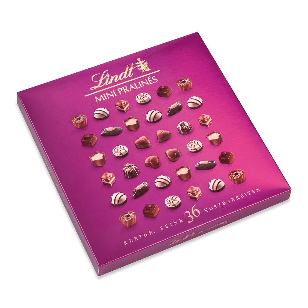 Lindt Mini Pralines Mischung 180g Packung