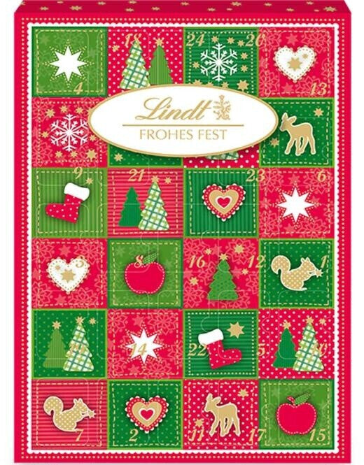 Lindt Mini-Tisch-Adventskalender Frohes Fest 115 g