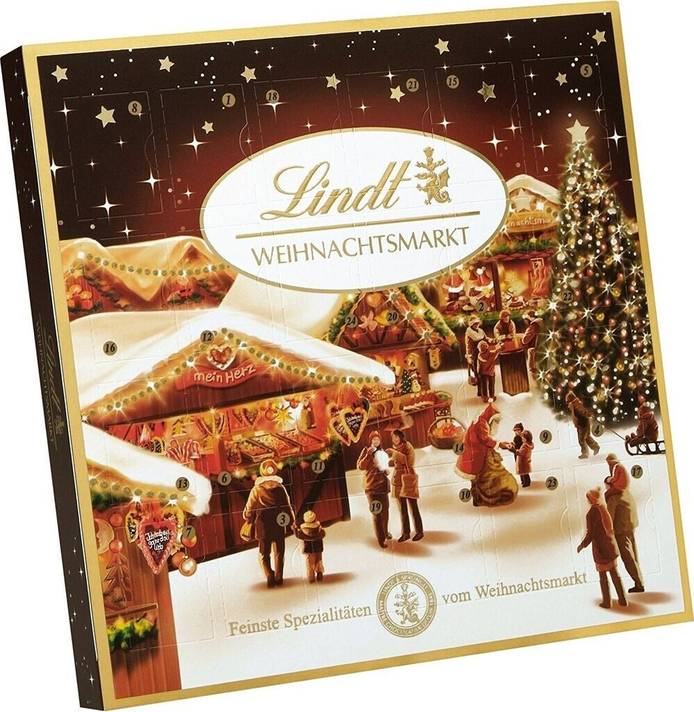 Lindt Mini-Tisch-Adventskalender Weihnachtsmarkt 115 g