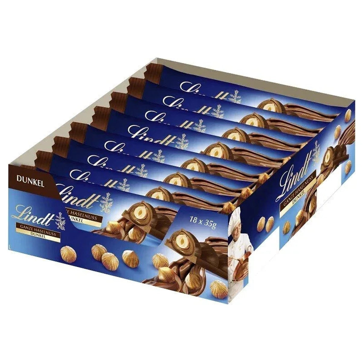 Lindt Nuss Deluxe Ganze Haselnuss Dunkel Schokoriegel 18x 35g 58c806-2