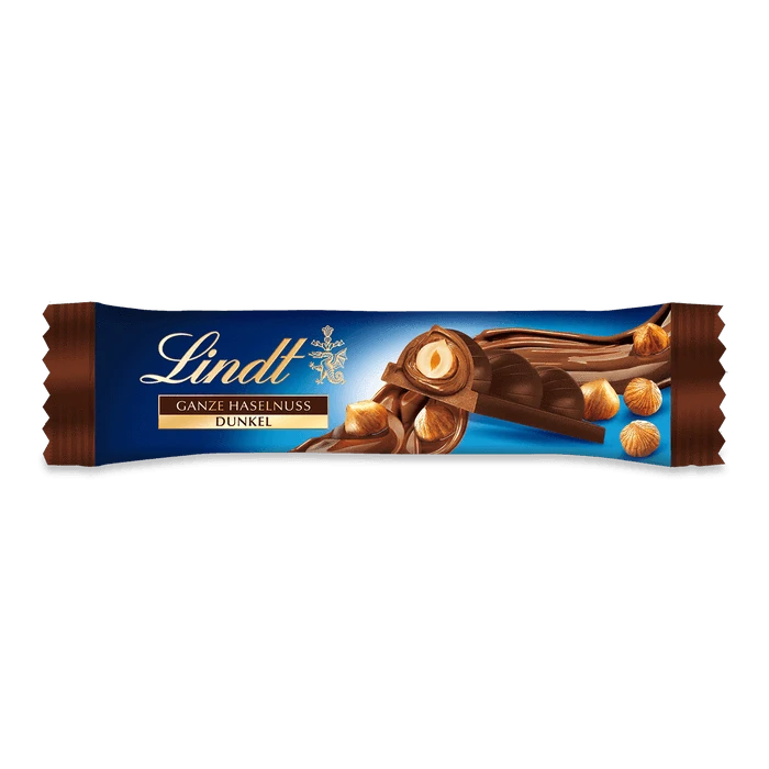 Lindt Nuss Deluxe Ganze Haselnuss Dunkel Schokoriegel 18x 35g