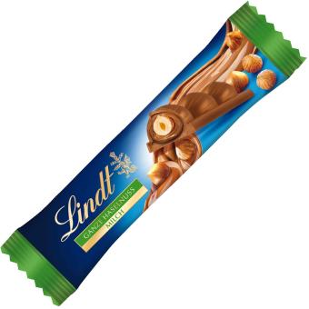 Lindt Nuss Deluxe Ganze Haselnuss Vollmilch Schokoriegel 18x 35g