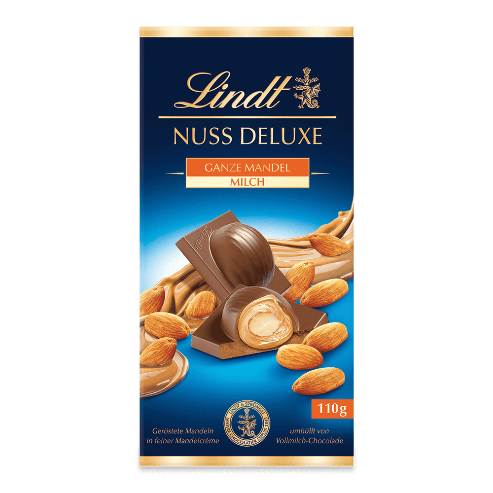 Lindt Nuss Deluxe Ganze Mandel Milch 110 g
