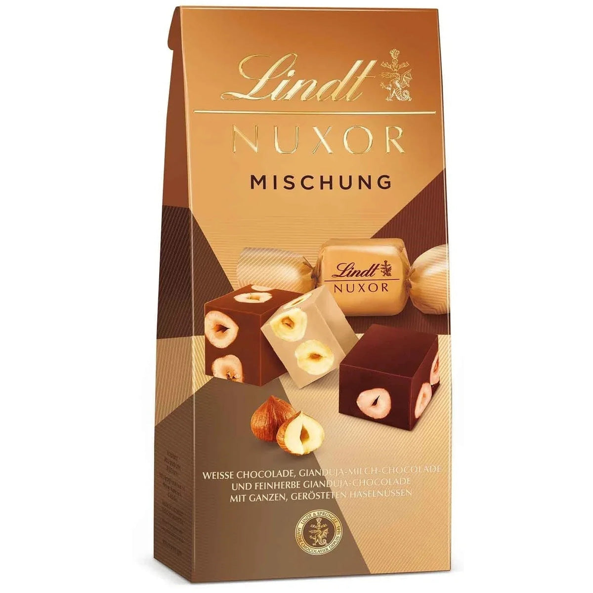 Lindt Nuxor Gianduja Mischung Schokolade mit Haselnüssen 103g 58c806-2