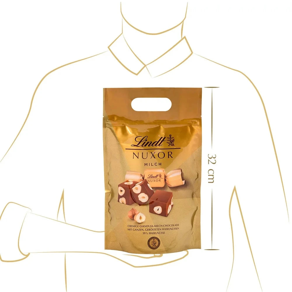 Lindt Nuxor Milch 700g - Knusprige Schokoladen-Nüsse für genussvolle Momente