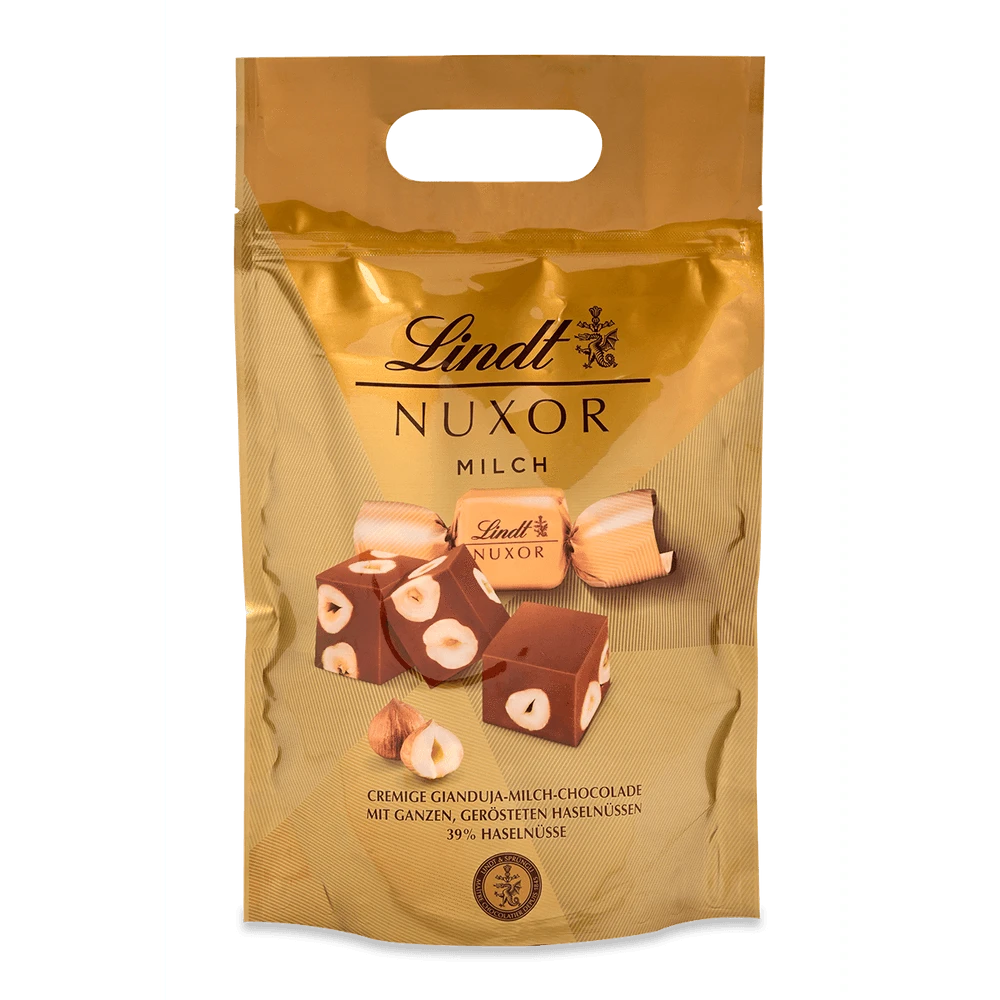 Lindt Nuxor Milch 700g - Knusprige Schokoladen-Nüsse für genussvolle Momente