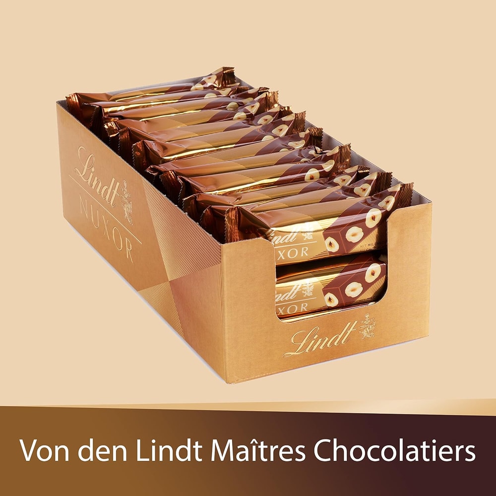 Lindt Nuxor Riegel Milch, 36x 33g