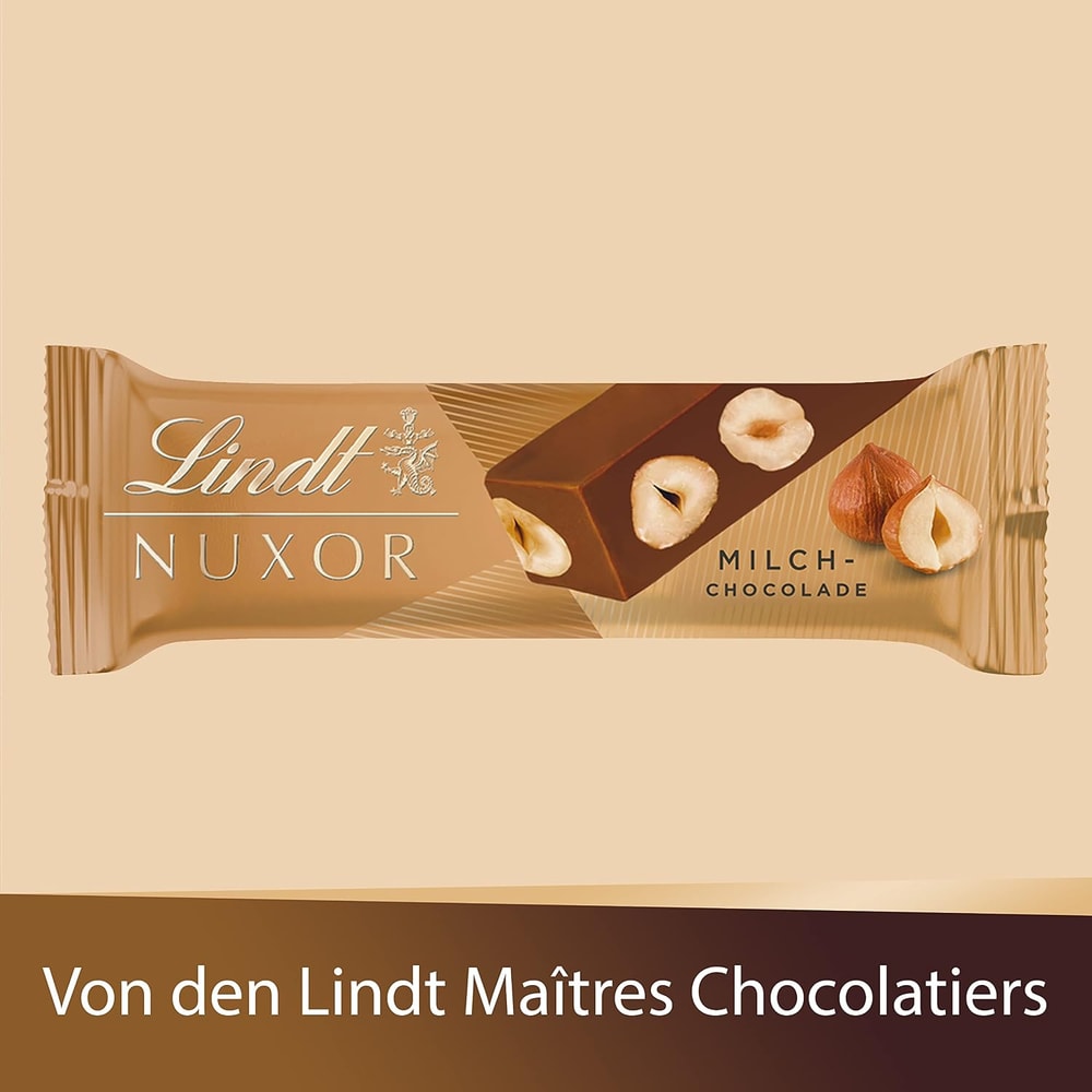 Lindt Nuxor Riegel Milch, 36x 33g