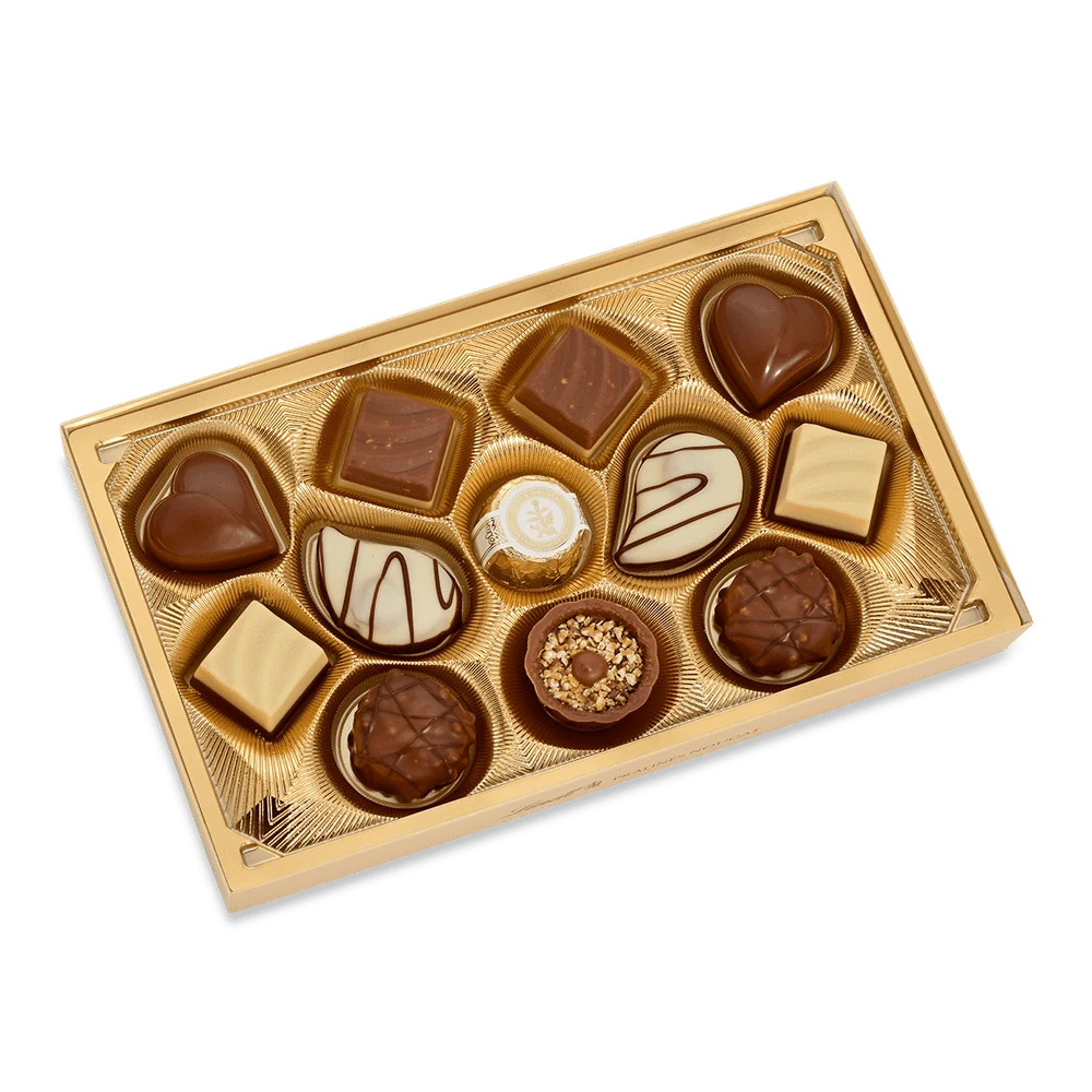Lindt Pralinés Nougat Pralinenmischung 125g Geschenkpackung