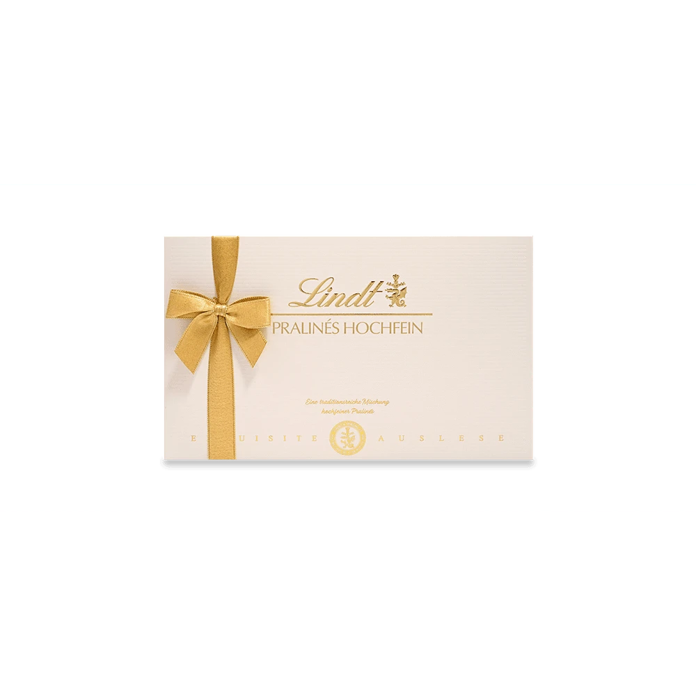 Lindt Pralinen Hochfein 120g Packung
