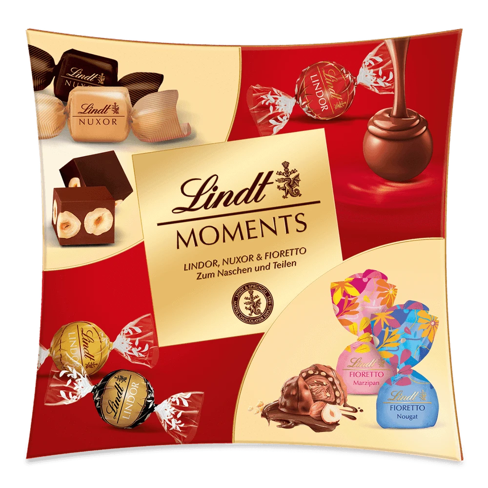 Lindt Pralinenmischung Moments Inhalt: 18 Stück, 223g