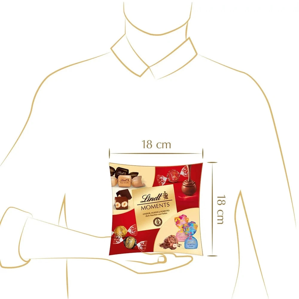 Lindt Pralinenmischung Moments Inhalt: 18 Stück, 223g