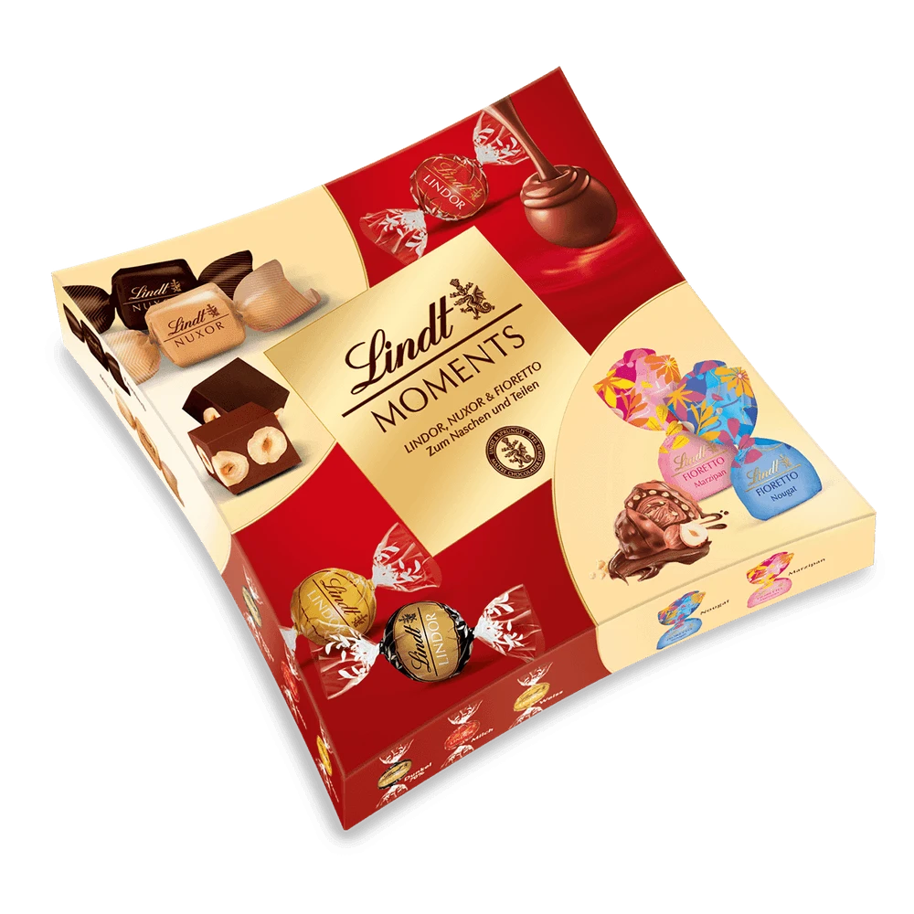 Lindt Pralinenmischung Moments Inhalt: 18 Stück, 223g