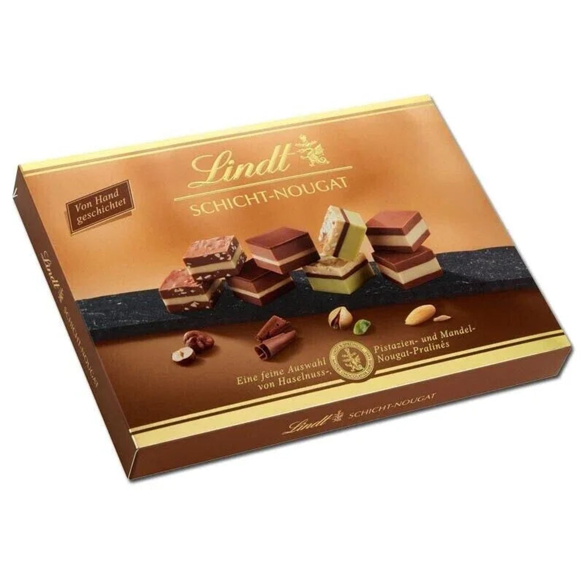 Lindt Schicht-Nougat Pralines 125g Packung 58c806-2