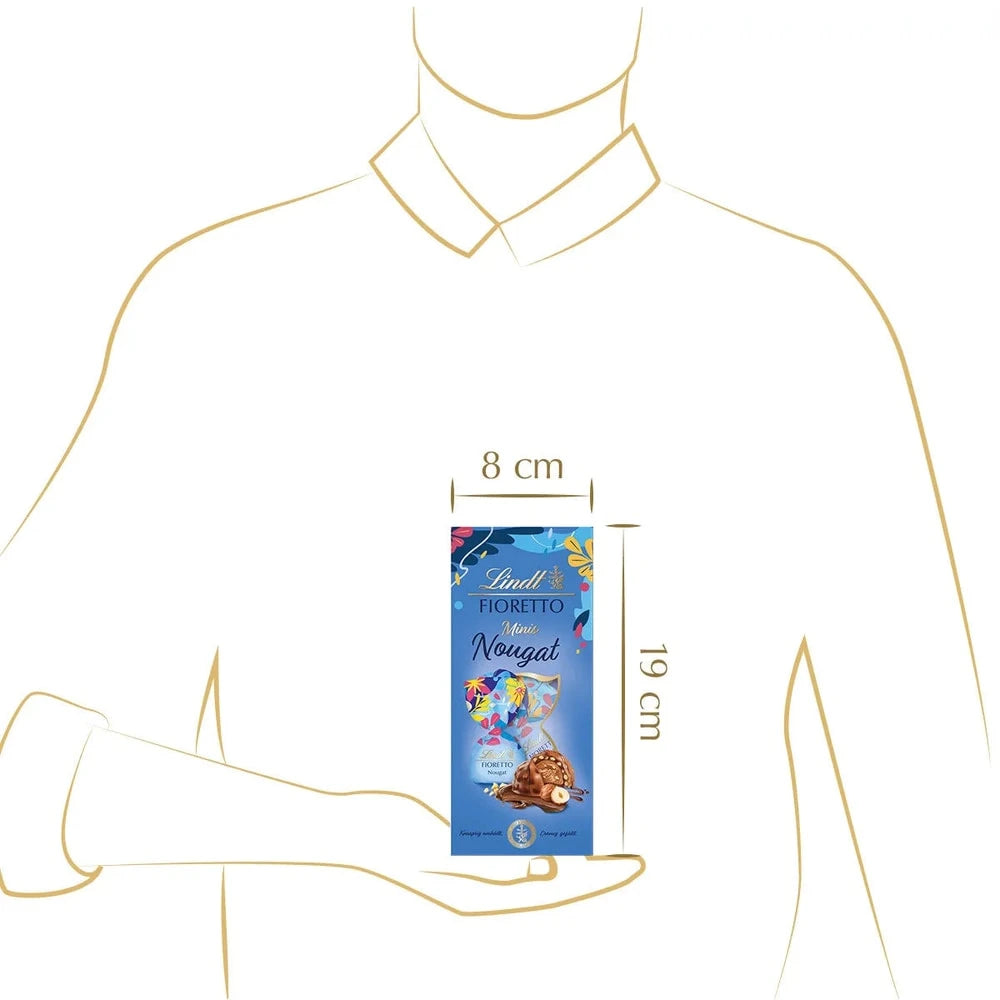 Lindt Schokolade - FIORETTO Minis Nougat - Pralinen Haselnuss, 115g