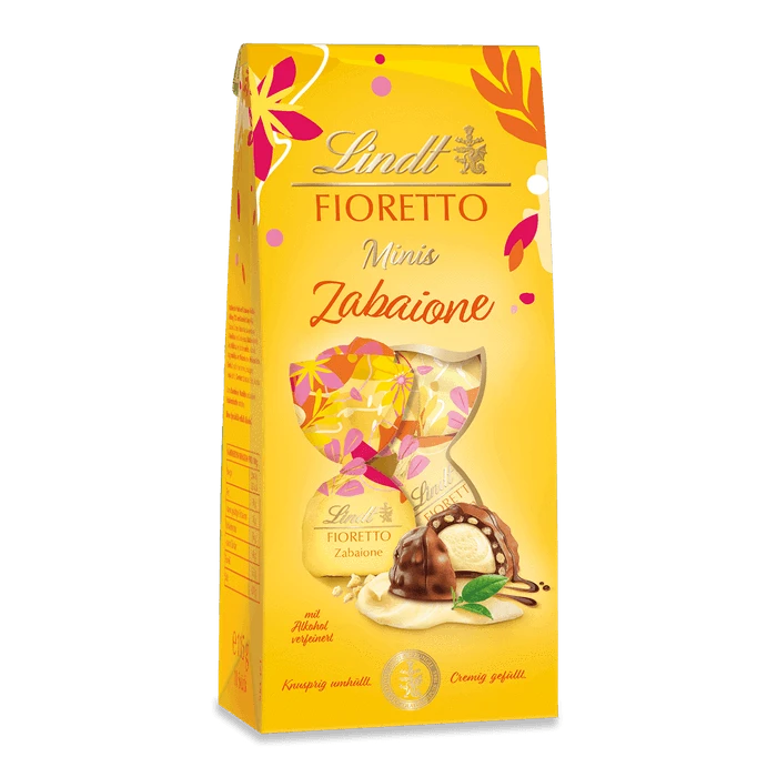 Lindt Schokolade - FIORETTO Minis Zabaione Mit Eierlikör Schoko 115g