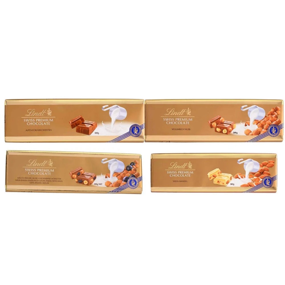 Lindt Schokolade Weiße Mandel Tafel 300g Weiße Schokolade mit gerösteten Mandeln