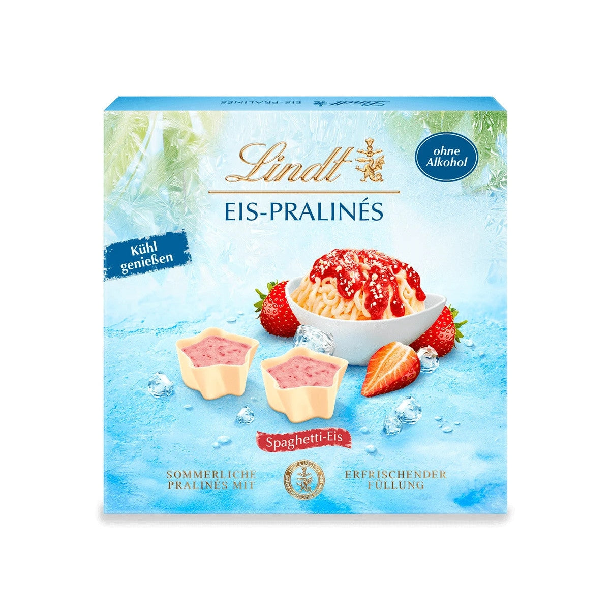 Lindt Spaghetti Eis Pralinen Erdbeer weiße Schokolade, 80g 58c806-2